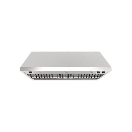Jenn-Air - Pro-Style 48" Externally Vented Range Hood - Lustre Stainless - Front_Standard