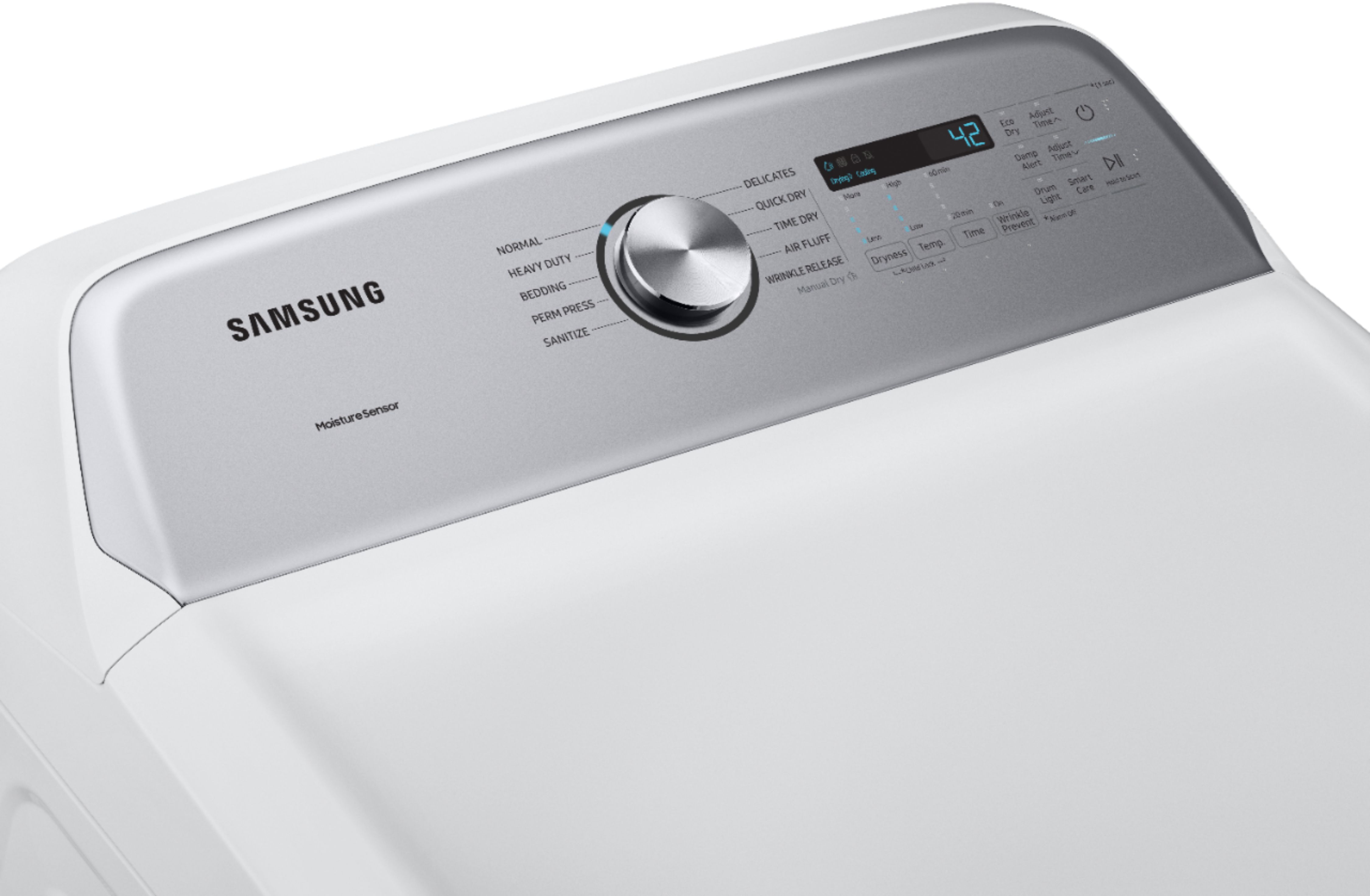 Samsung - 7.4 Cu. Ft. 10-Cycle Electric Dryer - White at Pacific Sales
