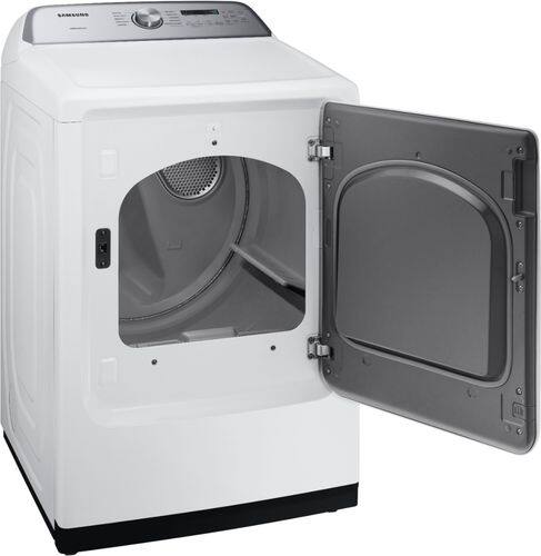Samsung - 7.4 Cu. Ft. 10-Cycle Gas Dryer - White - Alt_View_Standard_2
