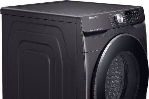 Samsung - 4.5 Cu. Ft. 12-Cycle High-Efficiency Front-Loading Washer with Steam - Black stainless steel - Alt_View_Standard_12