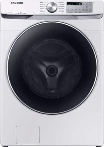 Samsung - 4.5 Cu. Ft. 12-Cycle High-Efficiency Front-Loading Washer with Steam - White - Front_Standard