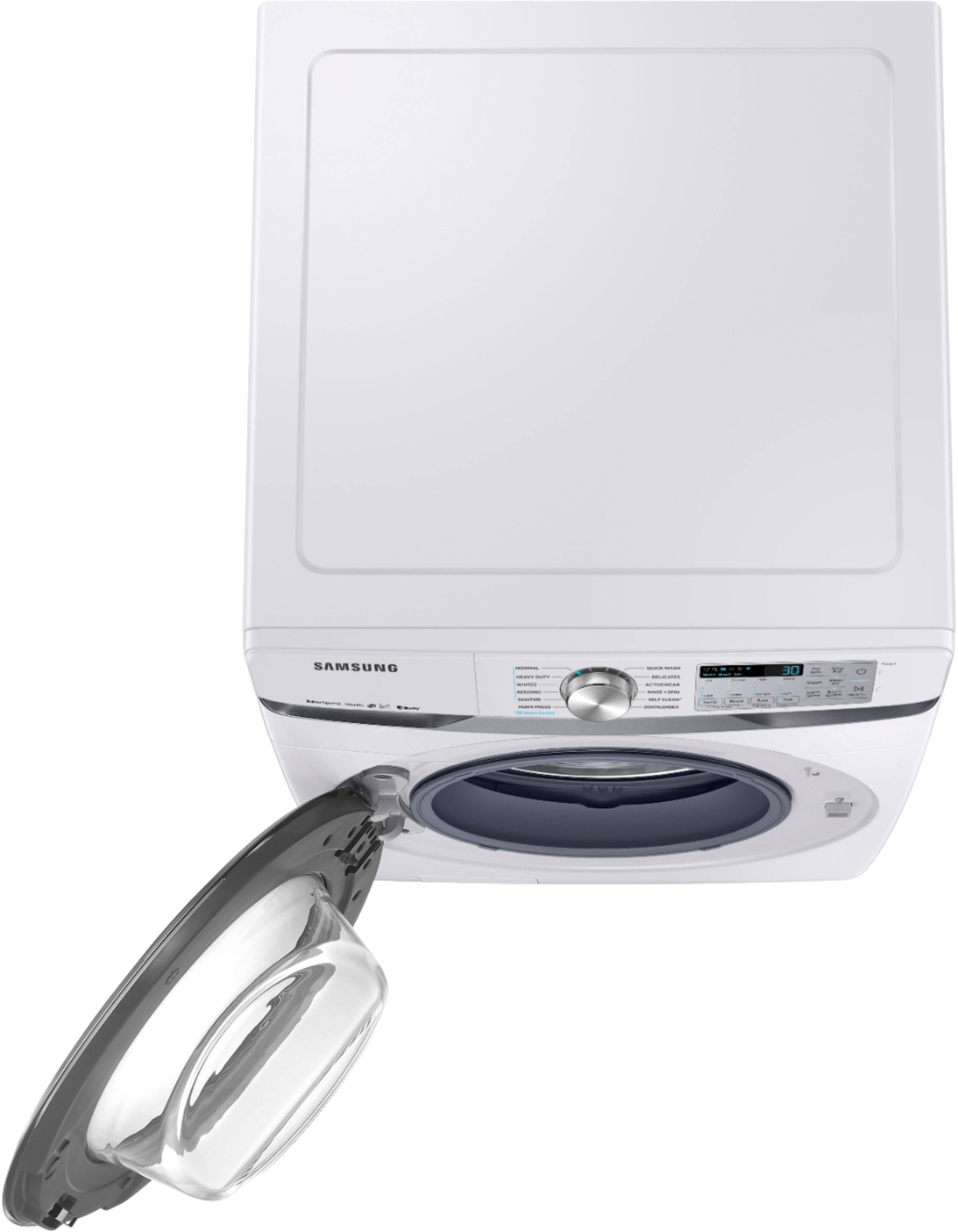 Samsung - 4.5 Cu. Ft. 12-Cycle High-Efficiency Front-Loading Washer with Steam - White - Alt_View_Standard_13