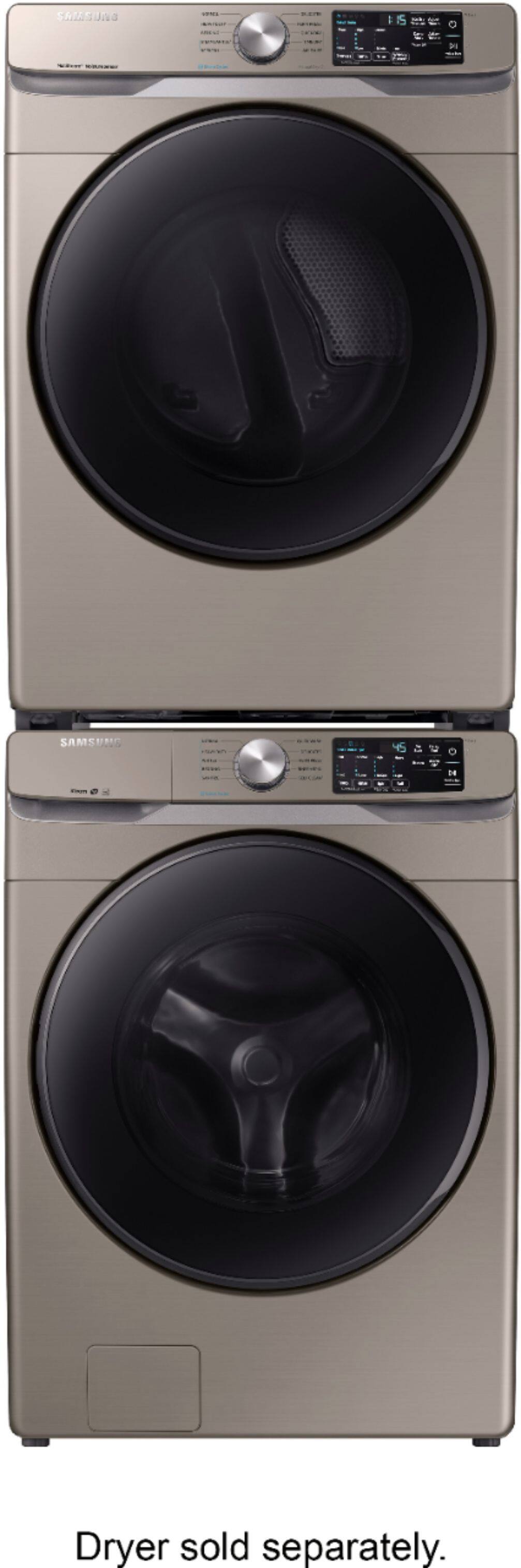 Samsung - 4.5 Cu. Ft. 10-Cycle High-Efficiency Front-Loading Washer with Steam - Champagne - Alt_View_Standard_20