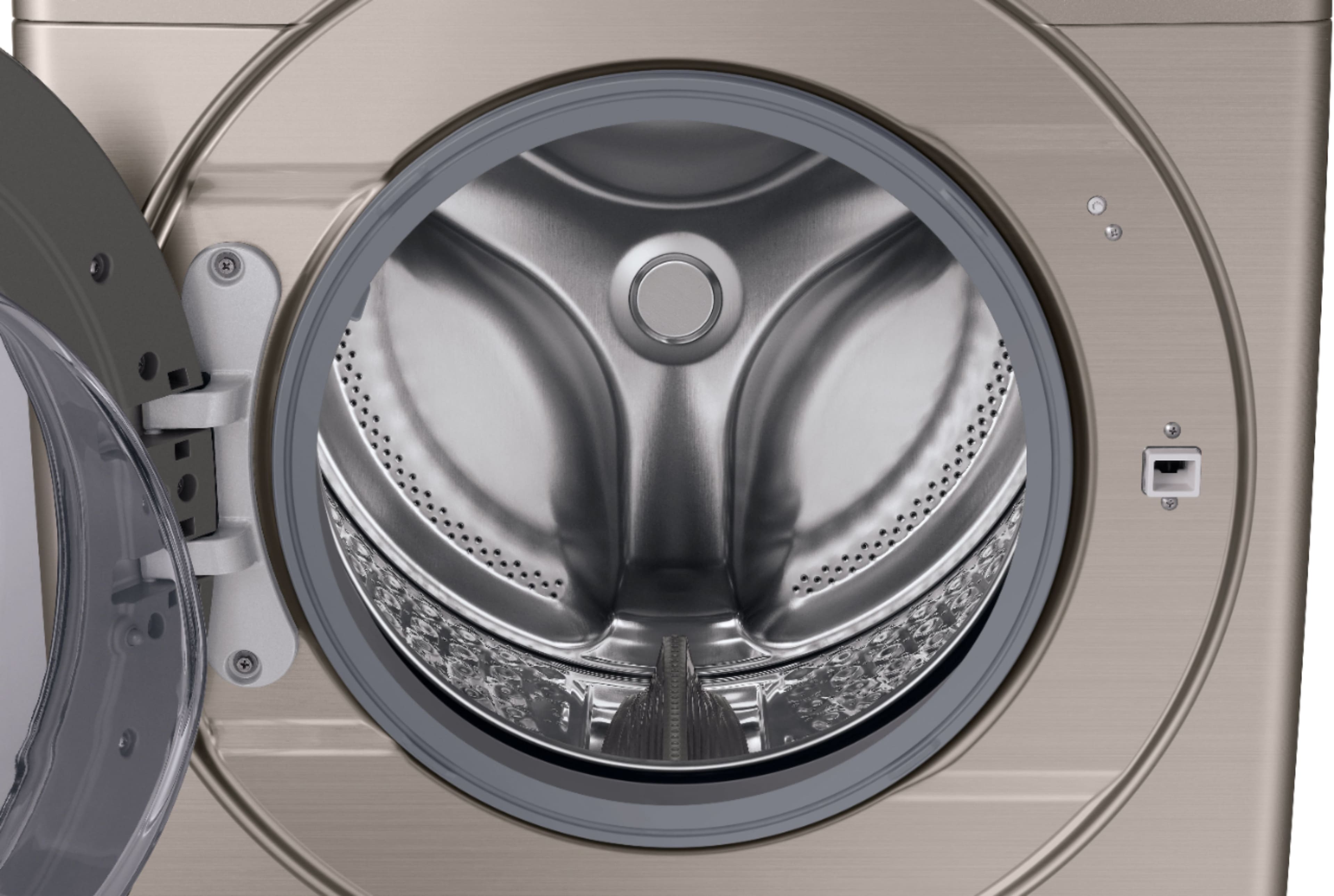 Samsung - 4.5 Cu. Ft. 10-Cycle High-Efficiency Front-Loading Washer with Steam - Champagne - Alt_View_Standard_4