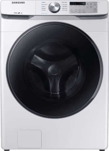 Samsung - 4.5 Cu. Ft. 10-Cycle High-Efficiency Front-Loading Washer with Steam - White - Front_Standard