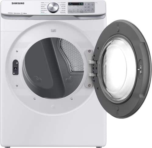 Samsung - 7.5 Cu. Ft. 12-Cycle Gas Dryer with Steam - White - Alt_View_Standard_11