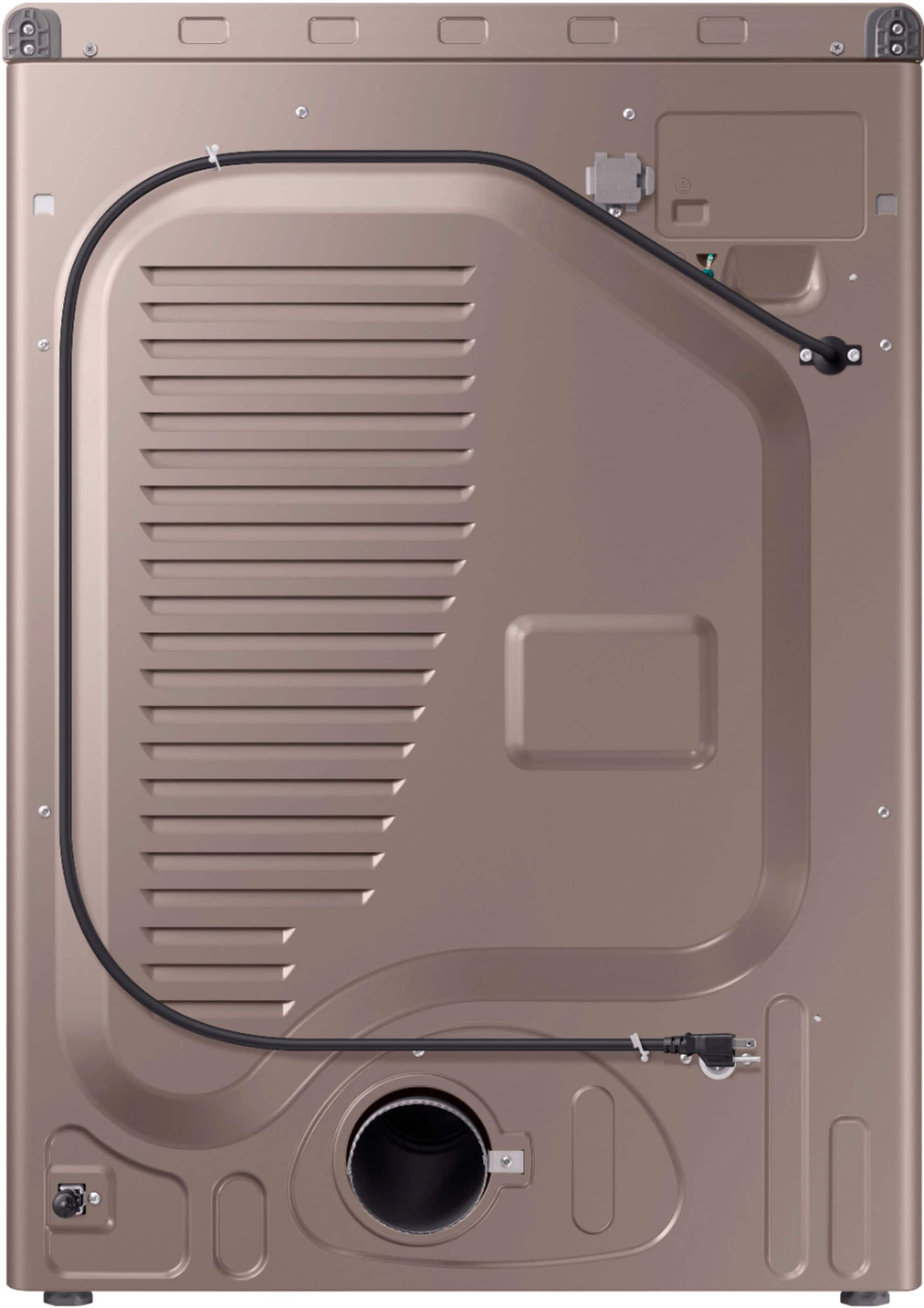 Samsung - 7.5 Cu. Ft. 10-Cycle Gas Dryer with Steam - Champagne - Alt_View_Standard_16