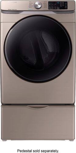 Samsung - 7.5 Cu. Ft. 10-Cycle Gas Dryer with Steam - Champagne - Alt_View_Standard_1