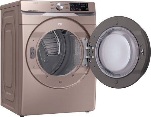 Samsung - 7.5 Cu. Ft. 10-Cycle Gas Dryer with Steam - Champagne - Alt_View_Standard_2