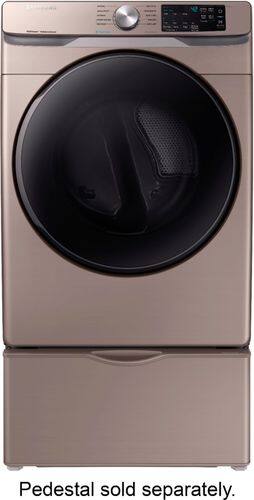 Samsung - 7.5 Cu. Ft. 10-Cycle Gas Dryer with Steam - Champagne - Alt_View_Standard_6