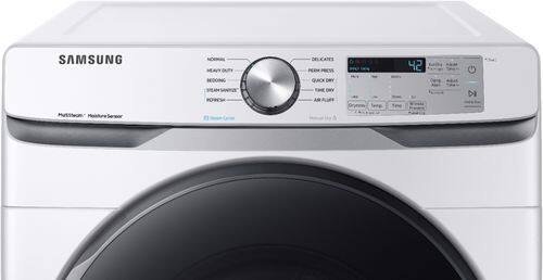 Samsung - 7.5 Cu. Ft. 10-Cycle Gas Dryer with Steam - White - Alt_View_Standard_1
