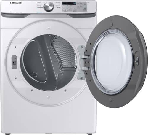 Samsung - 7.5 Cu. Ft. 10-Cycle Gas Dryer with Steam - White - Alt_View_Standard_6