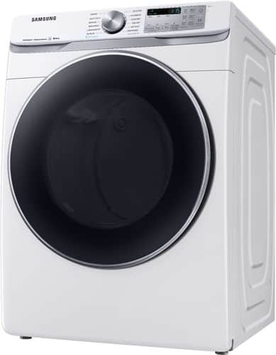 Samsung - 7.5 Cu. Ft. 12-Cycle Electric Dryer with Steam - White - Alt_View_Standard_13