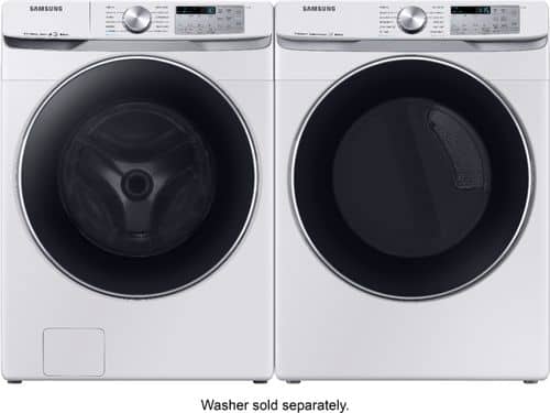 Samsung - 7.5 Cu. Ft. 12-Cycle Electric Dryer with Steam - White - Alt_View_Standard_20