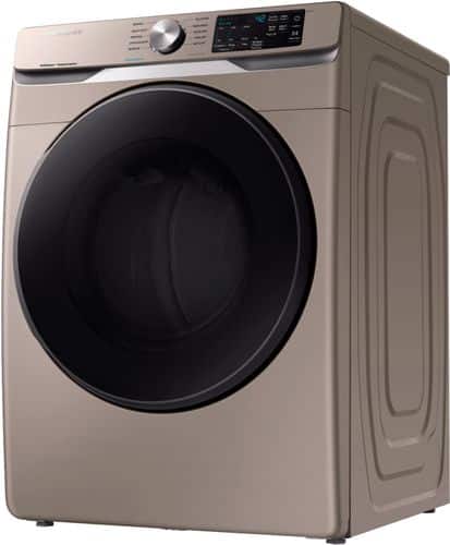 Samsung - 7.5 Cu. Ft. 10-Cycle Electric Dryer with Steam - Champagne - Alt_View_Standard_11