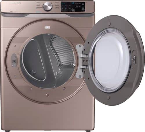 Samsung - 7.5 Cu. Ft. 10-Cycle Electric Dryer with Steam - Champagne - Alt_View_Standard_13