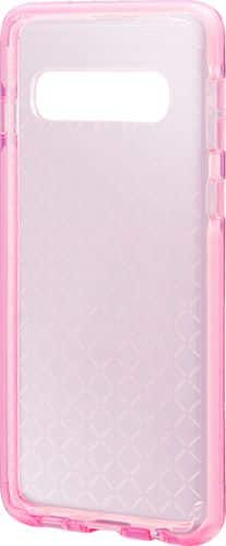 Platinum - Protective Case for Samsung Galaxy S10 - Transparent Pink