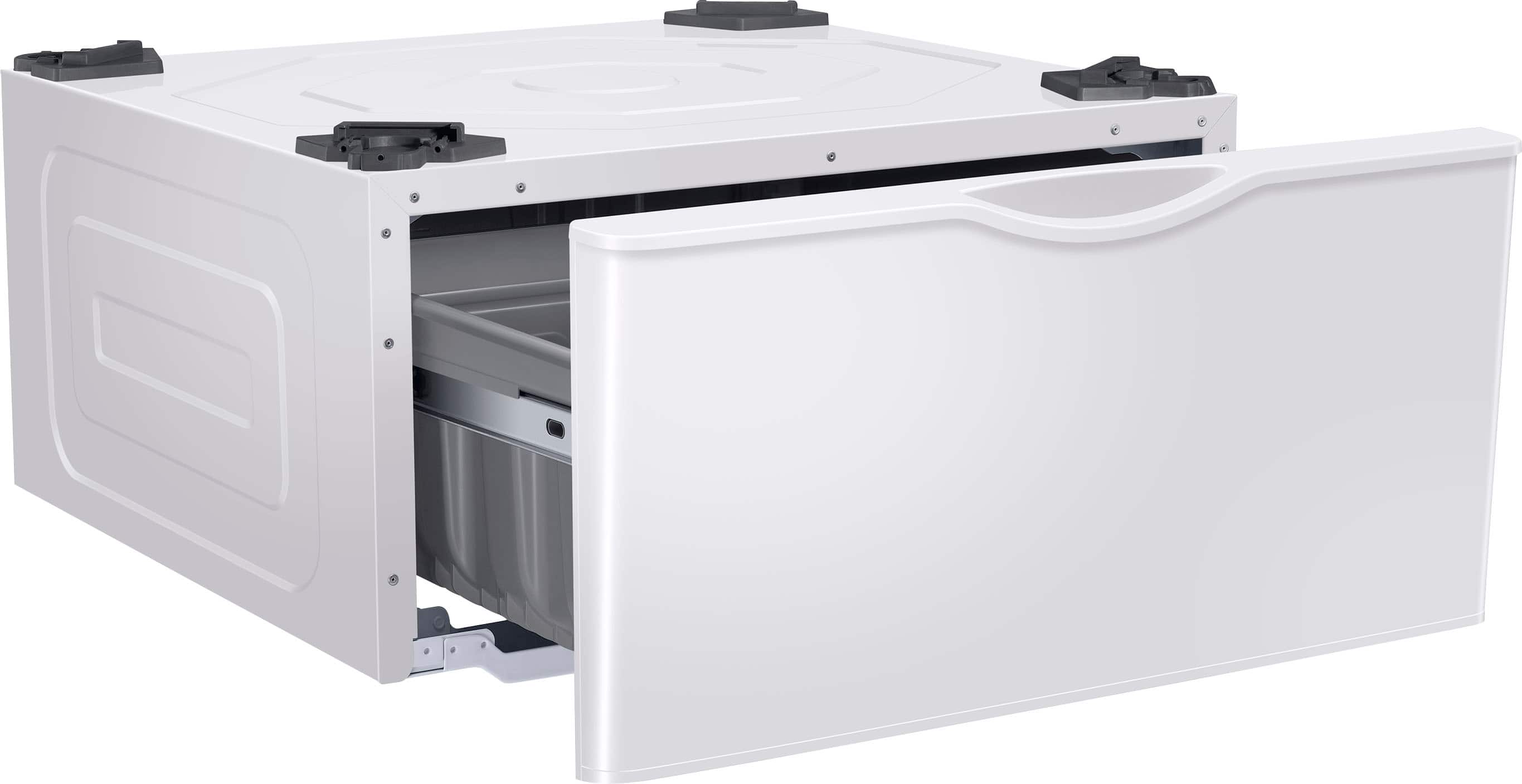 Samsung - Washer/Dryer Laundry Pedestal with Storage Drawer - White - Alt_View_Standard_11