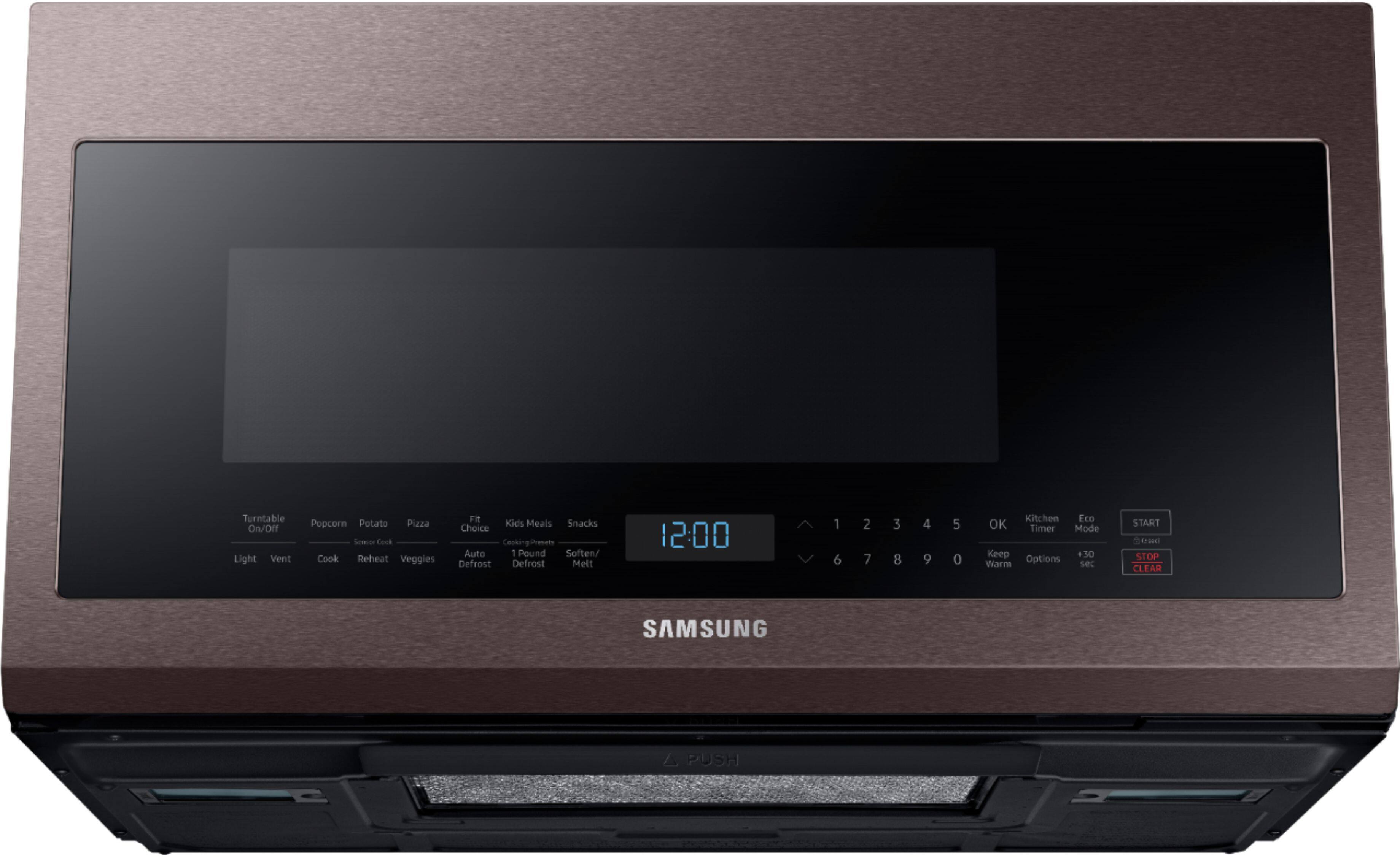 Samsung - 2.1 Cu. Ft. Over-the-Range Microwave with Sensor Cooking - Tuscan Stainless Steel - Alt_View_Standard_14