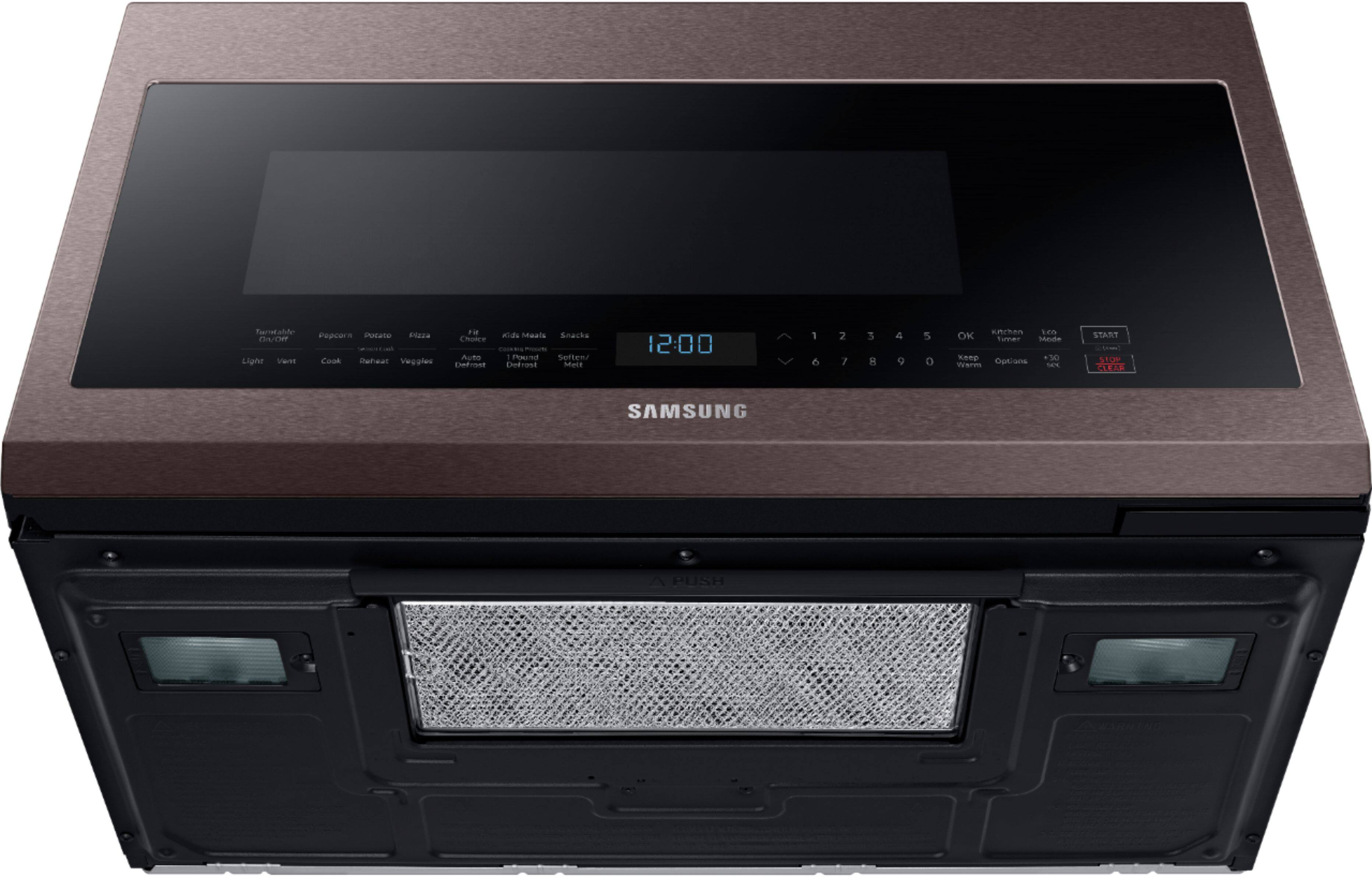 Samsung - 2.1 Cu. Ft. Over-the-Range Microwave with Sensor Cooking - Tuscan Stainless Steel - Alt_View_Standard_15