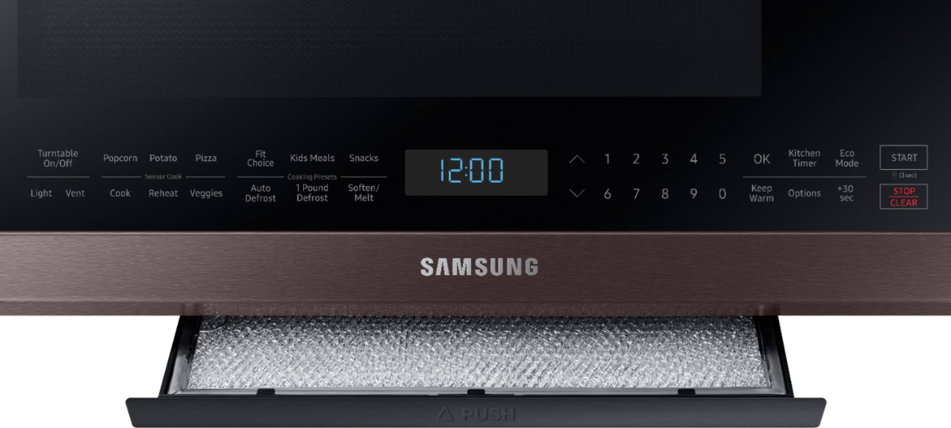 Samsung - 2.1 Cu. Ft. Over-the-Range Microwave with Sensor Cooking - Tuscan Stainless Steel - Alt_View_Standard_17