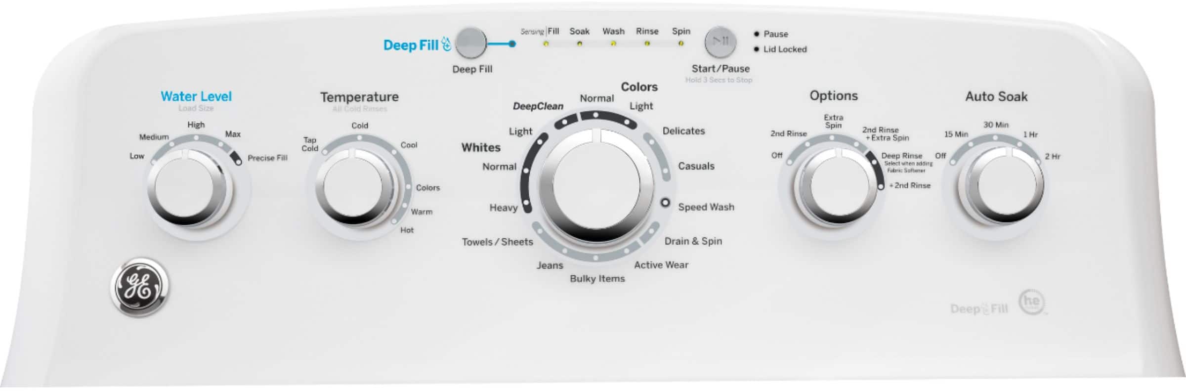 GE - 4.5 Cu. Ft. 14-Cycle Top-Loading Washer - White On White - Alt_View_Standard_1