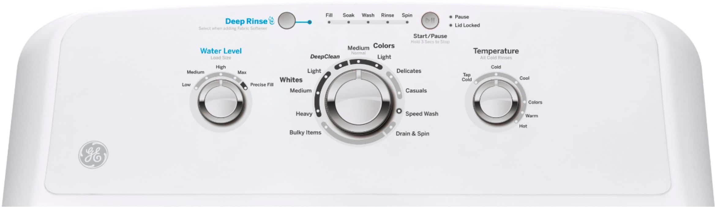 GE - 4.2 Cu. Ft. 11-Cycle Top-Loading Washer - White On White - Alt_View_Standard_1