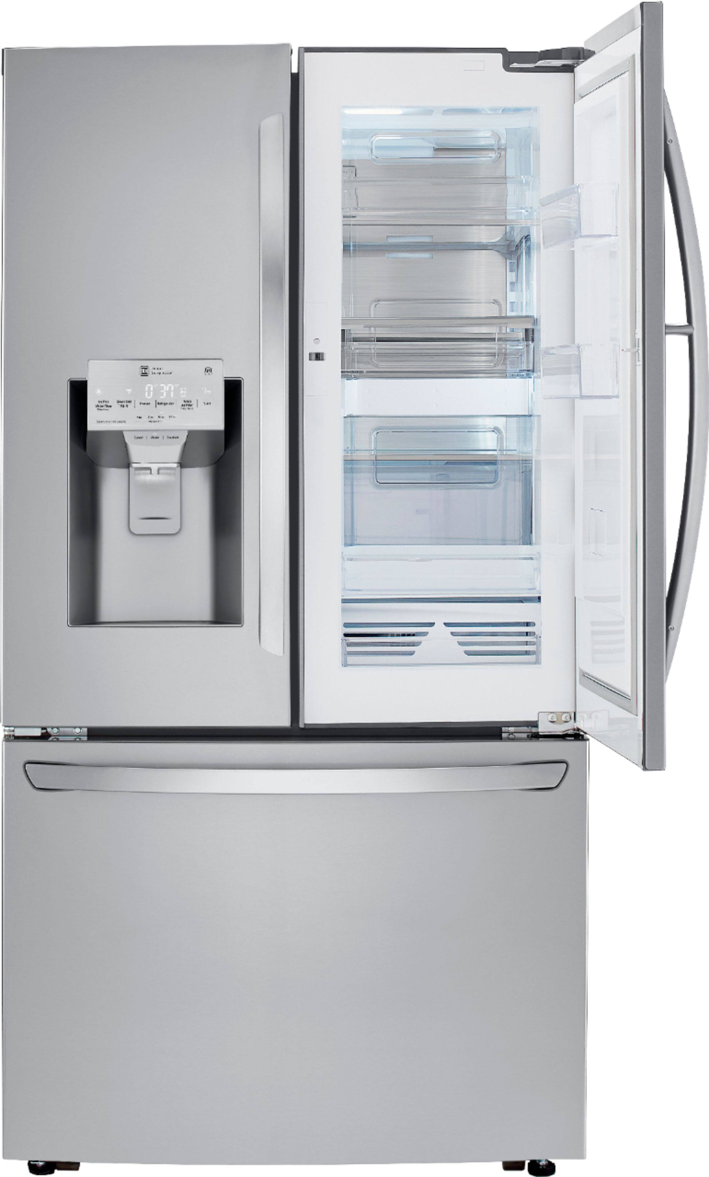 LG - 29.7 Cu. Ft. French Door-in-Door Refrigerator - PrintProof Stainless Steel - Alt_View_Standard_11