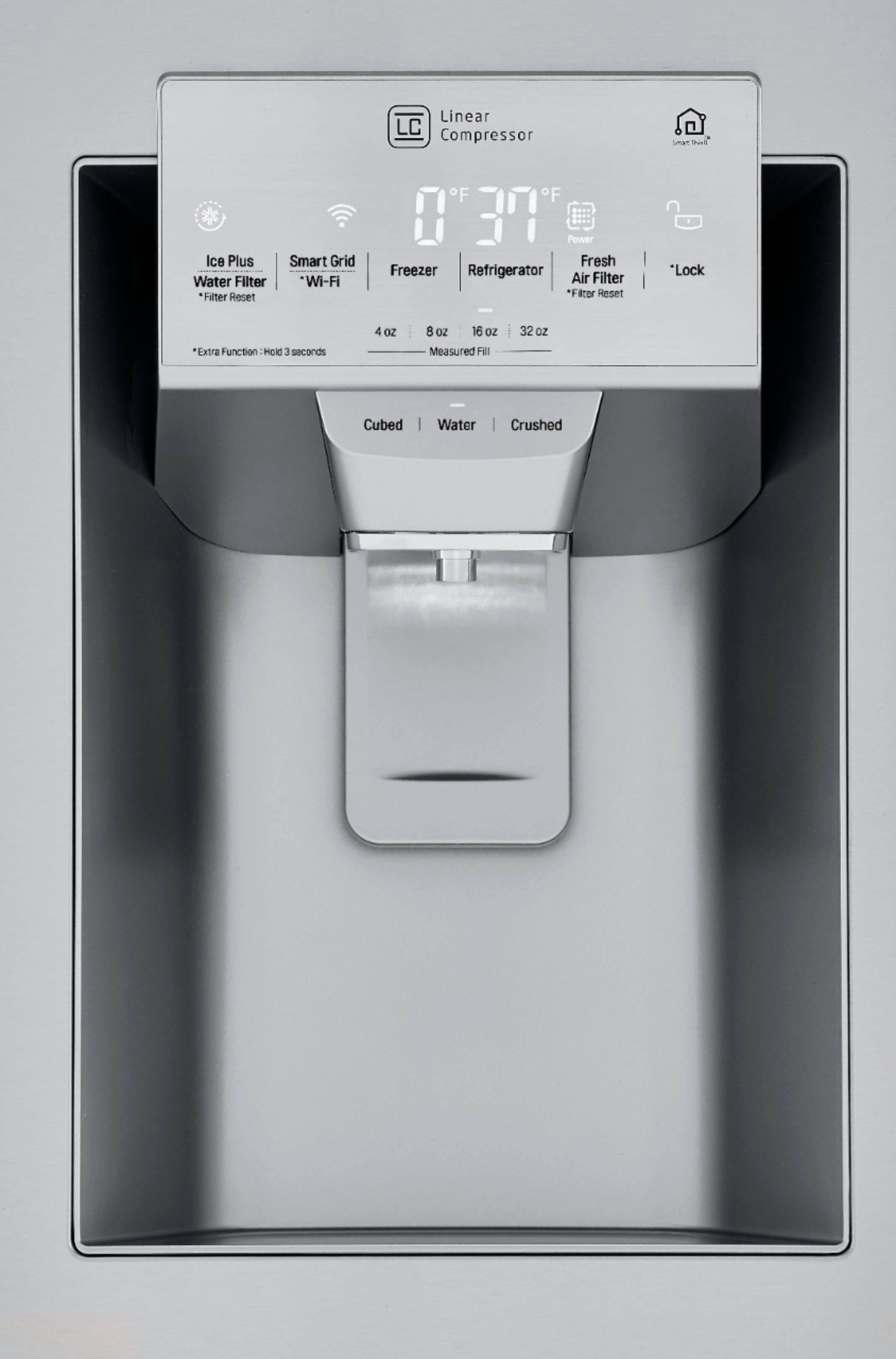 LG - 29.7 Cu. Ft. French Door-in-Door Refrigerator - PrintProof Stainless Steel - Alt_View_Standard_4
