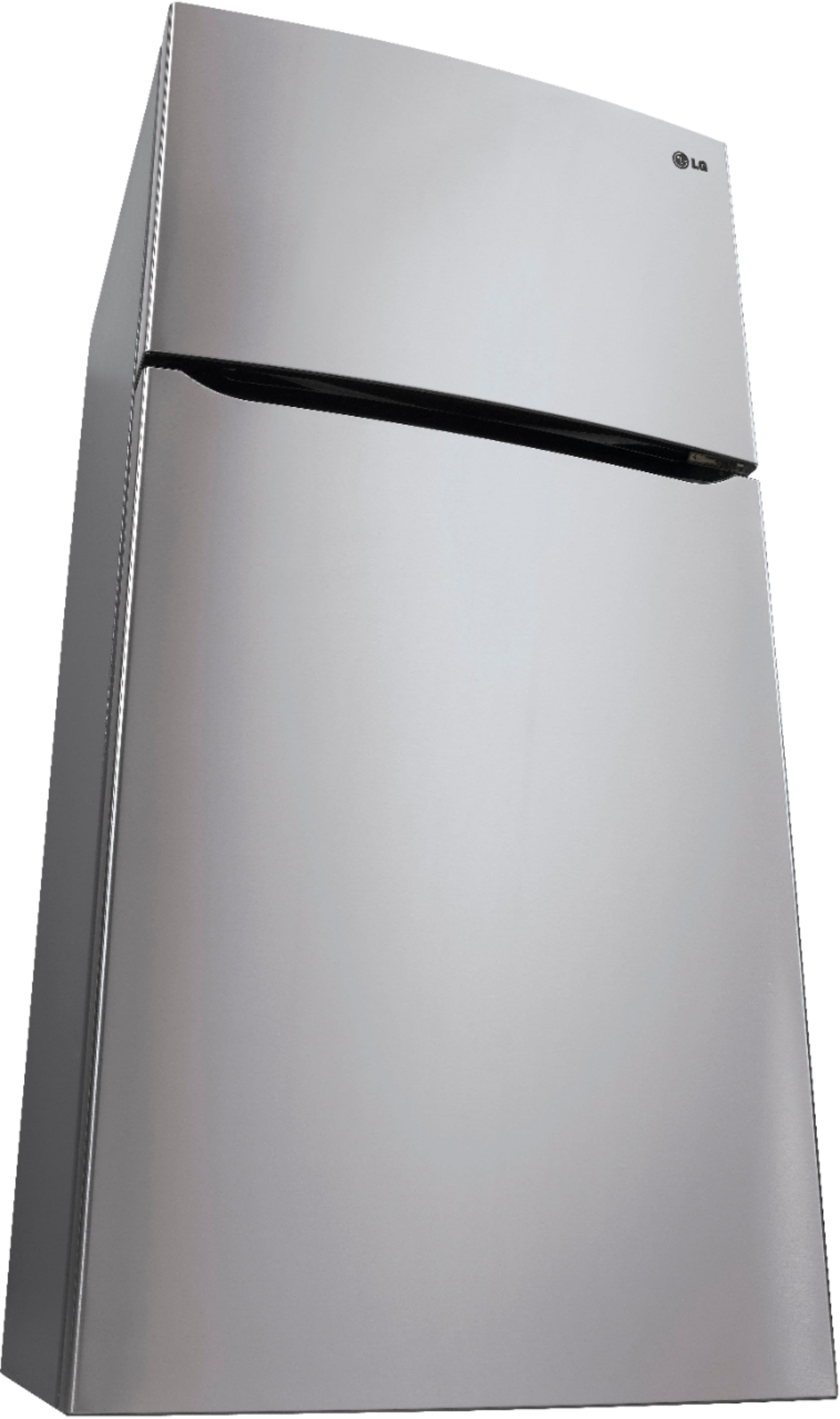 LG - 23.8 Cu. Ft. Top-Freezer Refrigerator - Stainless steel - Alt_View_Standard_12