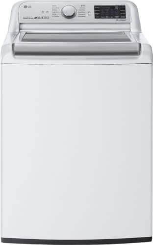 LG - 5.5 Cu. Ft. 12-Cycle Top-Loading Washer - White - Front_Standard