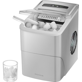 Insignia 26 Lb Portable Ice Maker Silver
