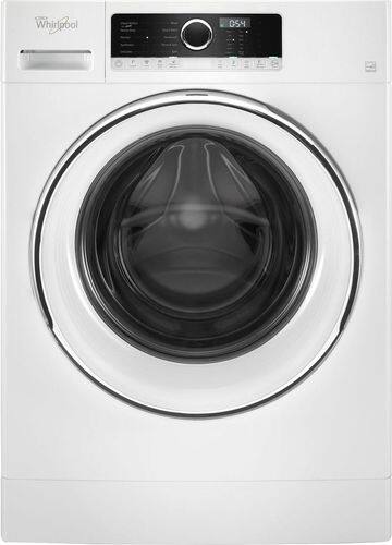 Whirlpool - 2.3 Cu. Ft. 10-Cycle High-Efficiency Compact Front-Loading Washer - White - Front_Standard