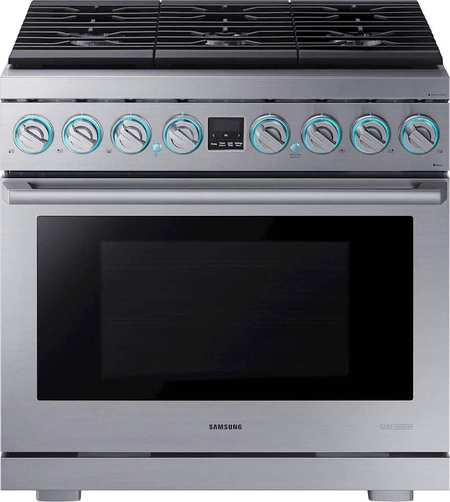 Samsung Chef Collection 6.3 Cu. Ft. Freestanding Dual Fuel Convection