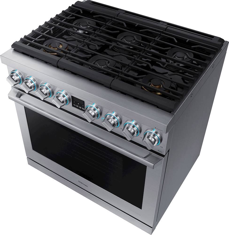 Samsung Chef Collection 6.3 Cu. Ft. Freestanding Dual Fuel Convection