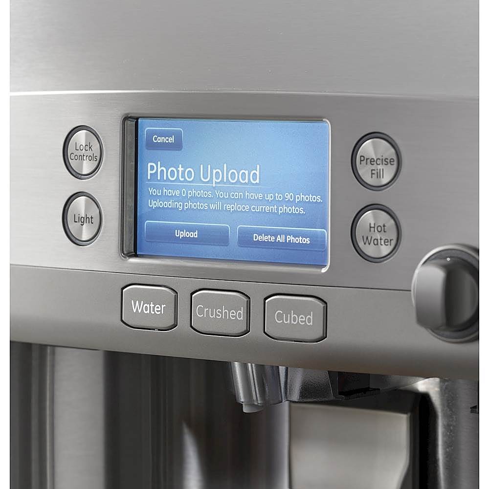 Café - 22.2 Cu. Ft. French Door Counter-Depth Refrigerator with Hot Water Dispenser - Stainless steel - Alt_View_Standard_14