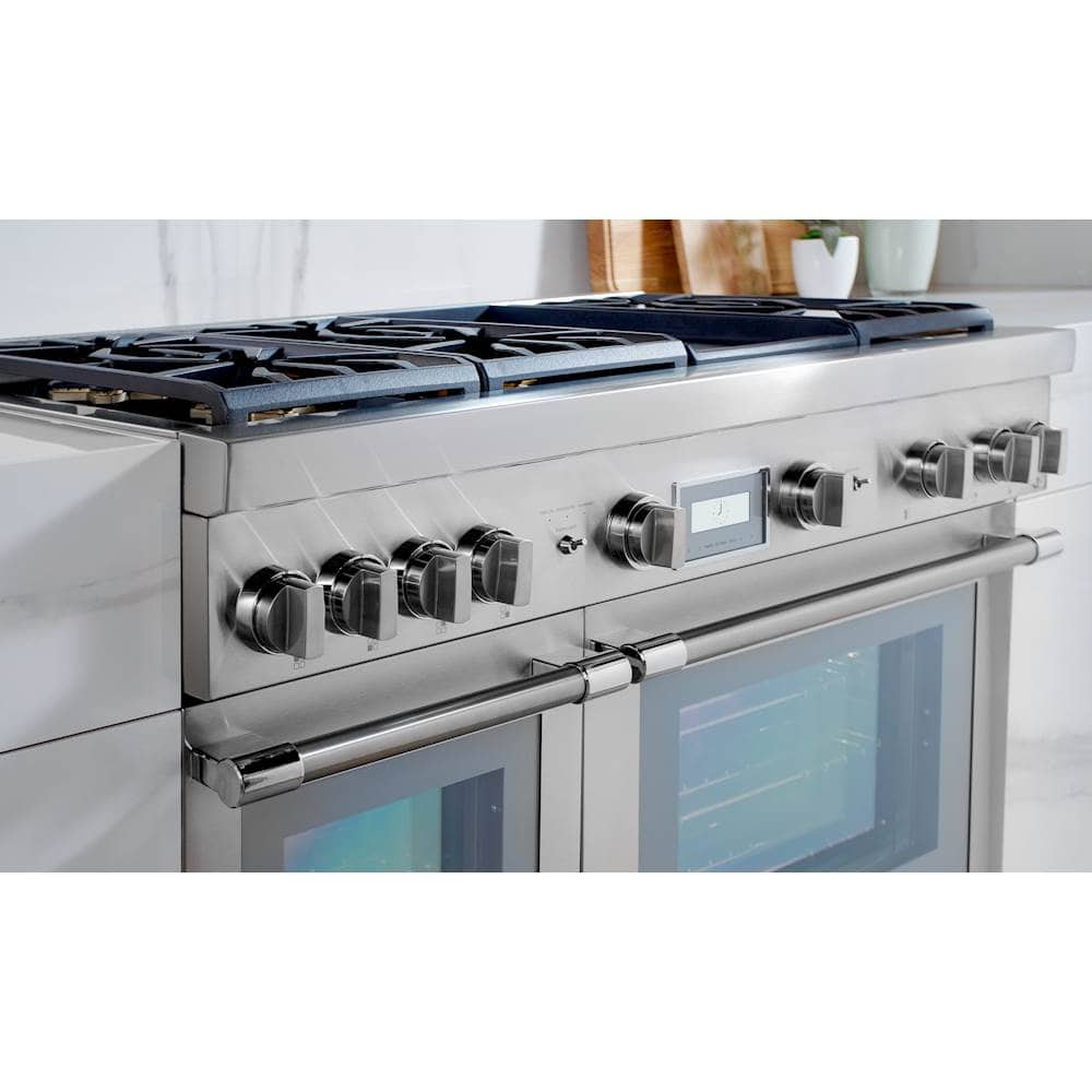 Thermador - Self-Cleaning Freestanding Double Oven Dual Fuel Convection Range - Alt_View_Standard_13