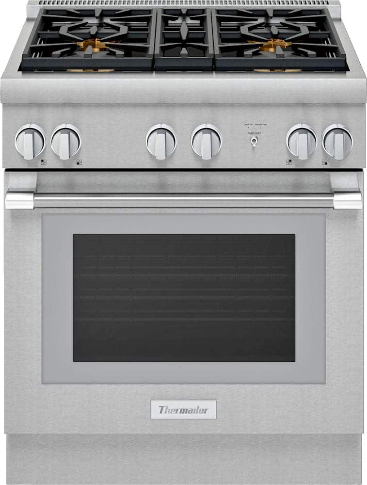 Thermador - 4.4 Cu. Ft. Freestanding Gas Convection Range - Front_Zoom