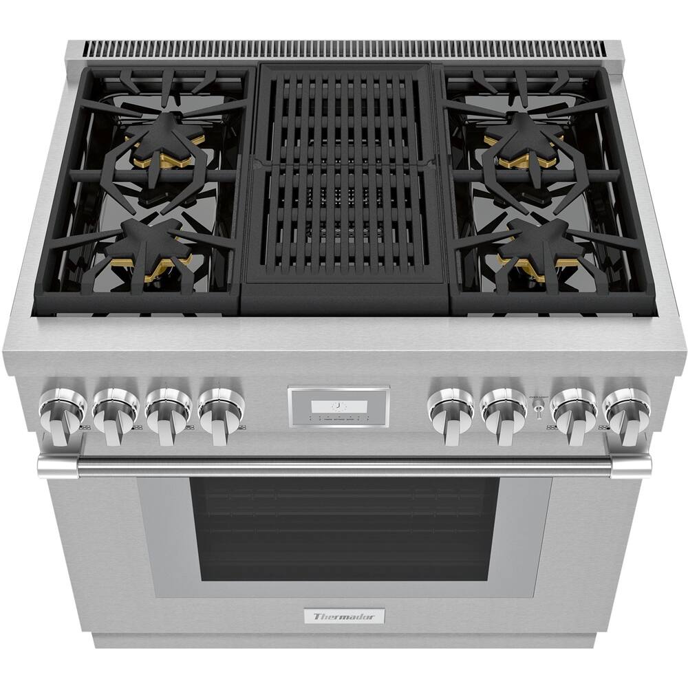 Thermador - 5.0 Cu. Ft. Freestanding Gas Convection Range - Alt_View_Standard_11