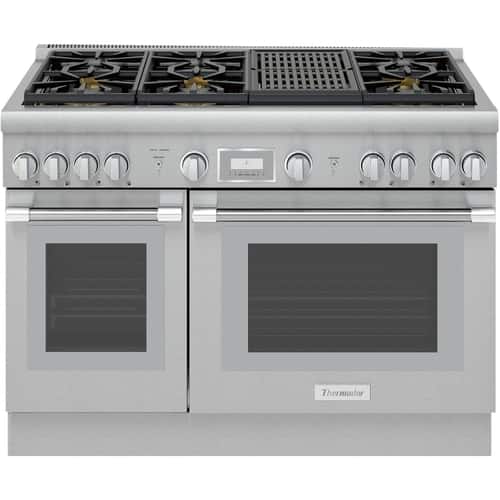 Thermador - Freestanding Double Oven Gas Convection Range - Front_Standard