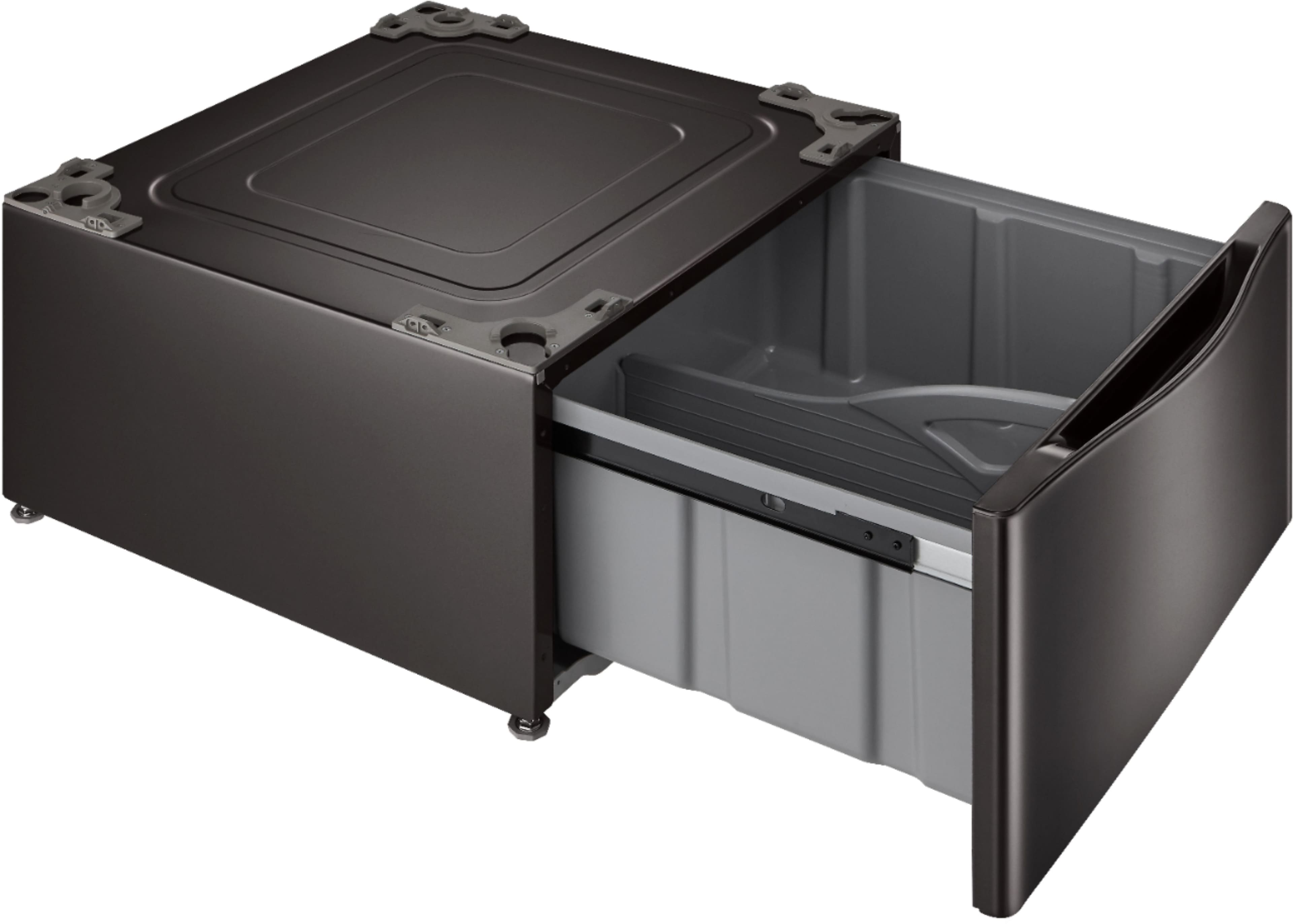LG - 27" Laundry Pedestal with Storage Drawer - Black Steel - Alt_View_Standard_11