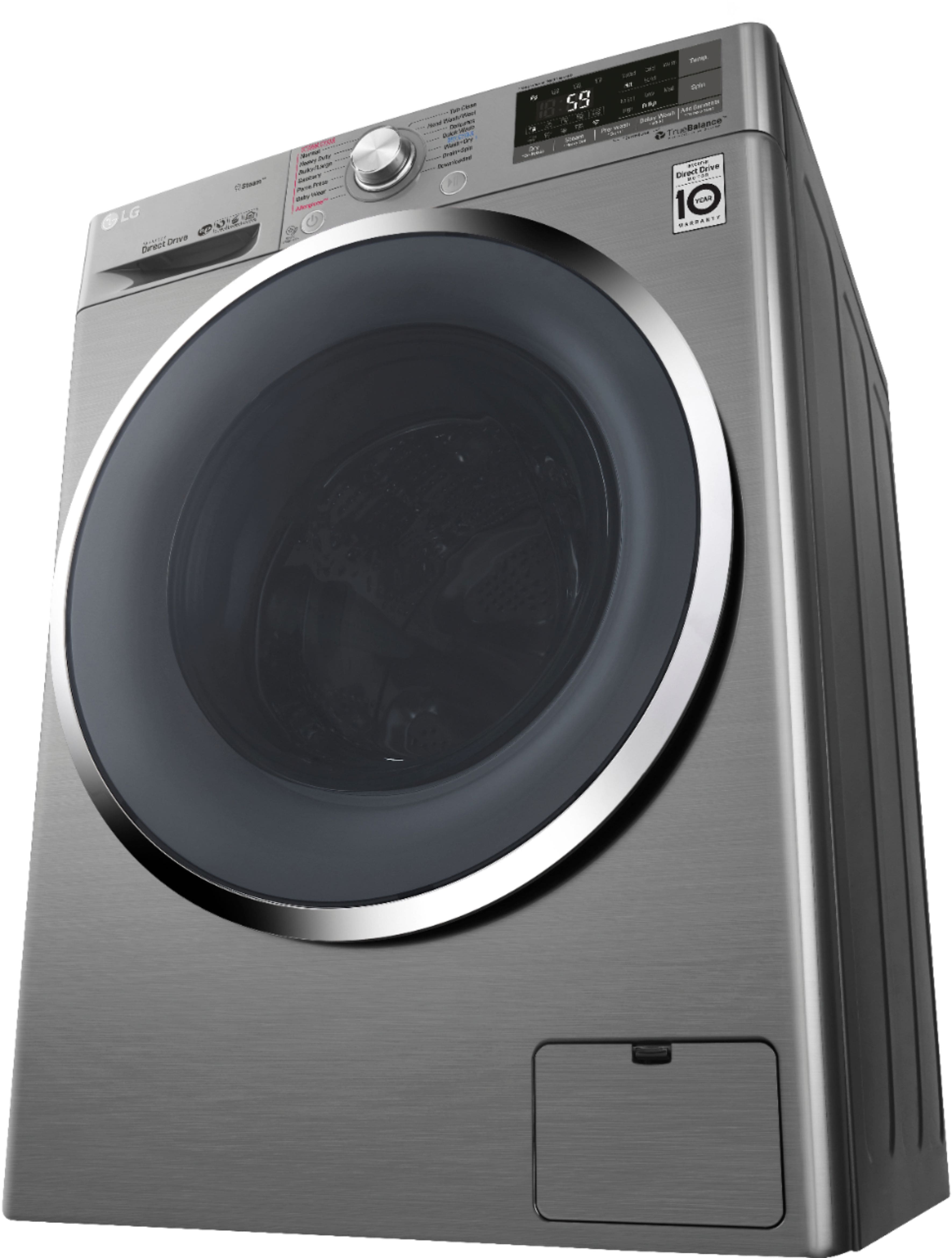 LG - 2.3 Cu. Ft. 14-Cycle Washer and 14-Cycle Electric Dryer Combo - Graphite Steel - Alt_View_Standard_17