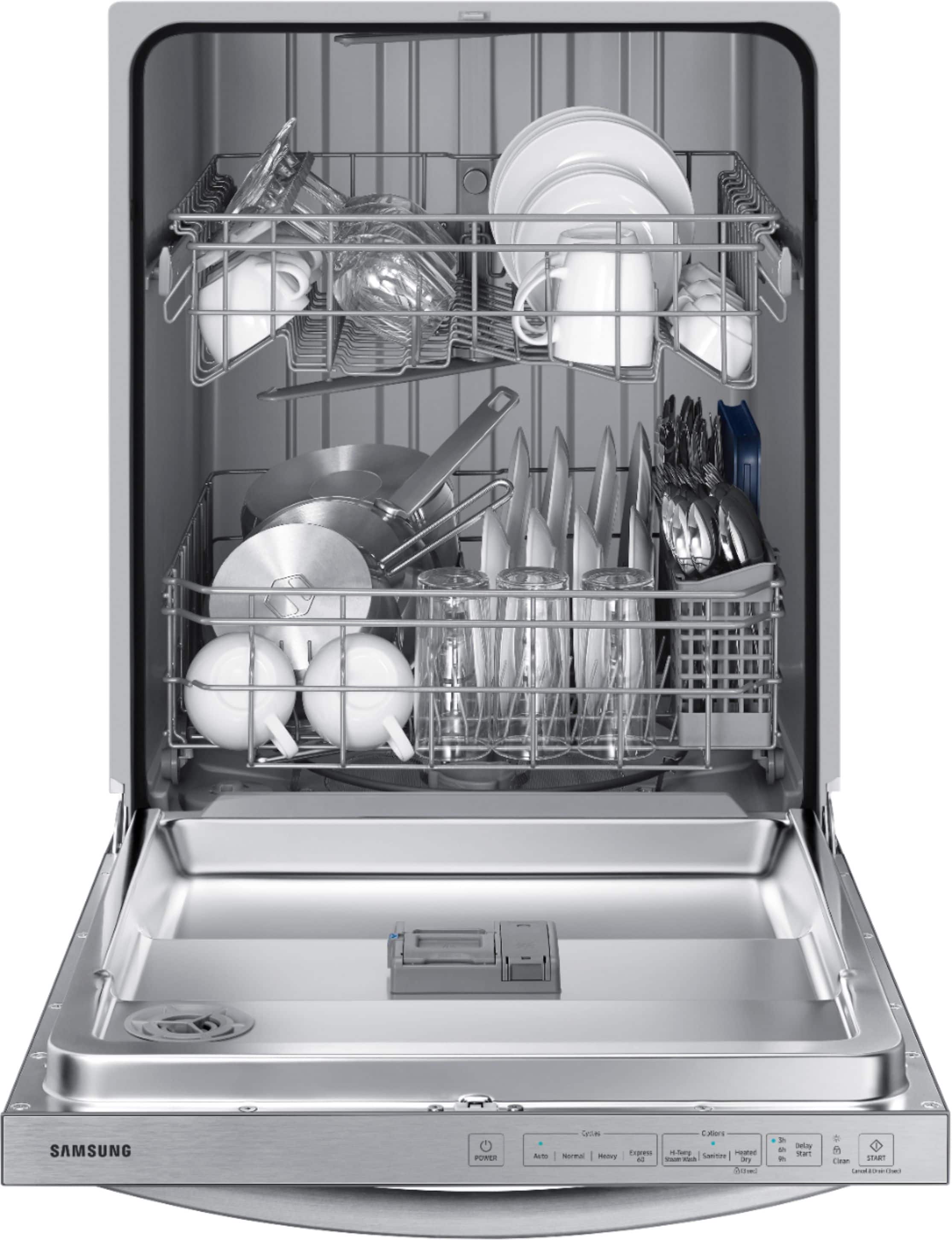 Samsung - 24" Top Control Built-In Dishwasher - Stainless steel - Alt_View_Standard_13