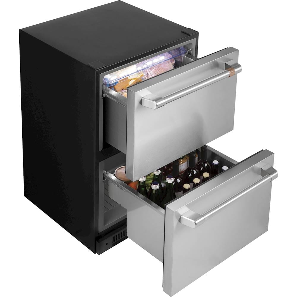 Café - 5.7 Cu. Ft. Built-In Dual-Drawer Refrigerator - Stainless steel - Alt_View_Standard_14