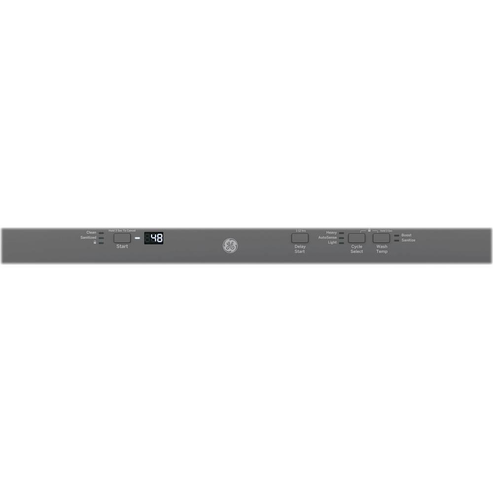 GE - 24" Top Control Built-In Dishwasher with Stainless Steel Tub - Stainless steel - Alt_View_Standard_2