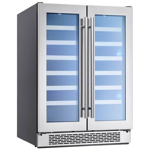 Zephyr Preserv 42Bottle Dual Zone Wine Cooler Stainless steel at