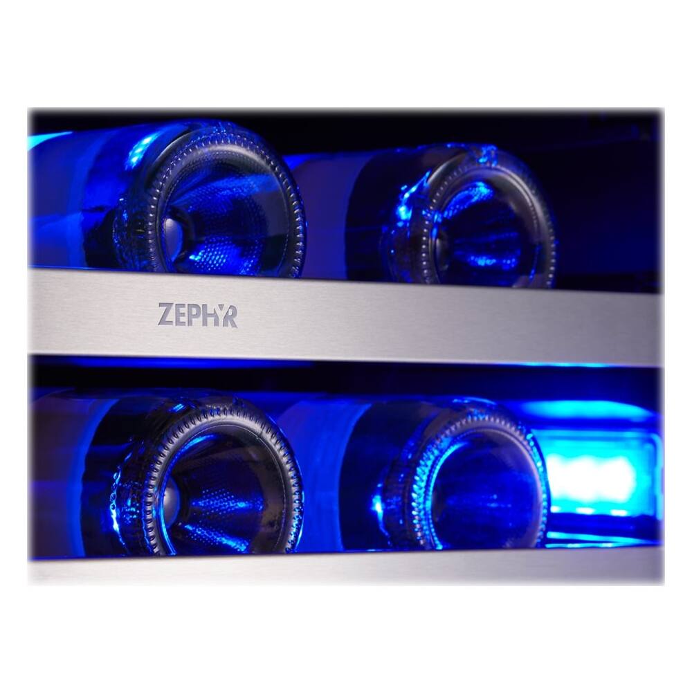 Zephyr Preserv 42Bottle Dual Zone Wine Cooler Stainless steel at