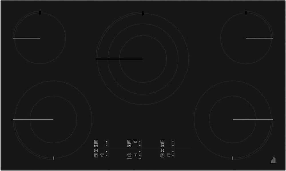 JennAir 36" BuiltIn Electric Cooktop Black at Pacific Sales