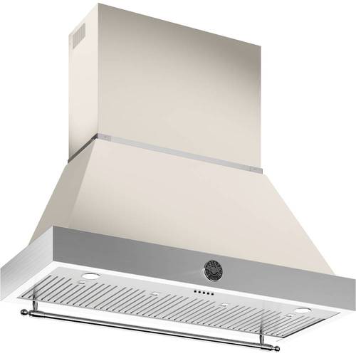 Bertazzoni - Canopy for Bertazzoni Heritage Series K48HERTX 48" Range Hood - Ivory Gloss - Angle_Standard