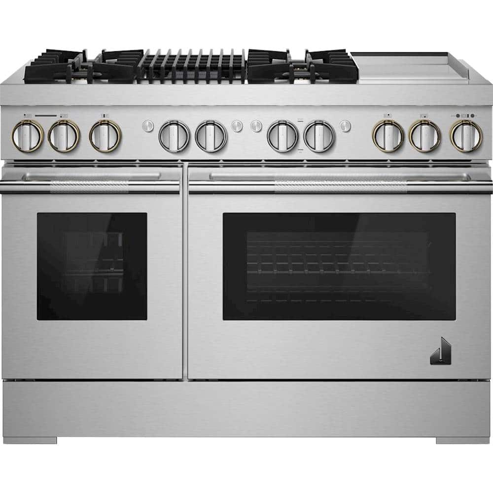 Jenn-Air - RISE 6.3 Cu. Ft. Self-Cleaning Freestanding Dual Fuel Convection Range - Front_Zoom